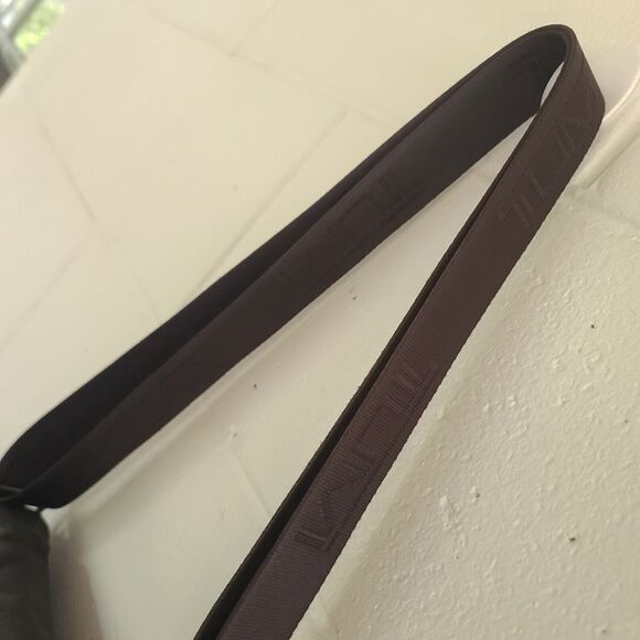 Tumi Mini Messenger / Cross Body Bag Gray Brown Trim EXCELLENT CONDITION! 10x8 - Picture 12 of 16